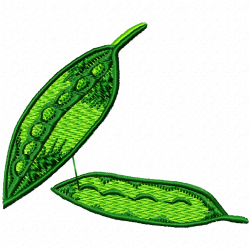 Peas Embroidery Design 11 Peas Embroidery Design 11